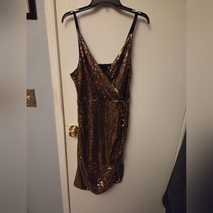 Grace Karin Bronze/Gold Sequin Dress